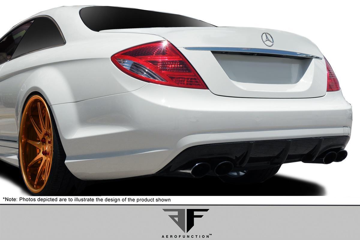 2007-2009 Mercedes CL 63 Aero Function AF-1 Carbon Fiber Rear Lip - Image 2