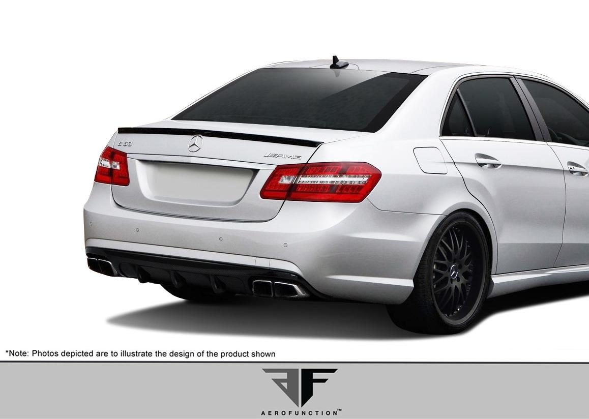 2010-2013 Mercedes E Class Aero Function AF-3 Carbon Fiber Rear Lip - Image 2