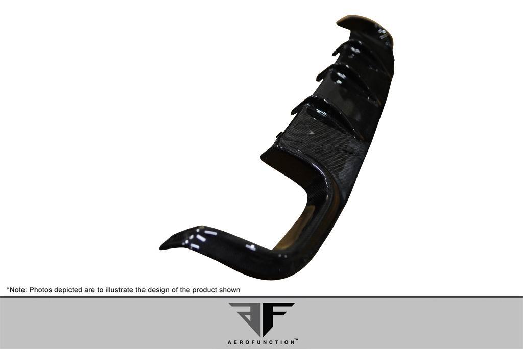 2010-2013 Mercedes E Class Aero Function AF-3 Carbon Fiber Rear Lip - Image 4