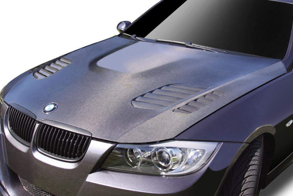2006-2008 BMW 3 Series Aero Function AF-1 Carbon Fiber Hood - Image 1