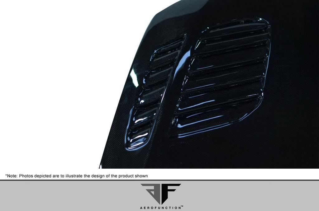2006-2008 BMW 3 Series Aero Function AF-1 Carbon Fiber Hood - Image 5