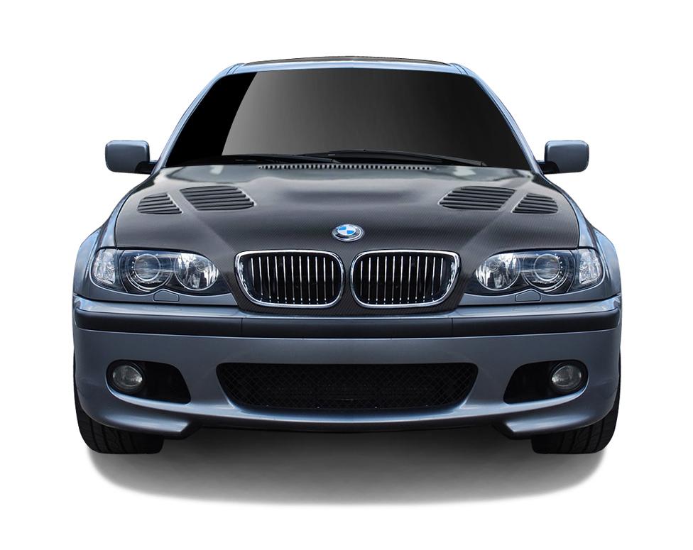 2002-2005 BMW 3 Series Aero Function AF-2 Carbon Fiber Hood - Image 1