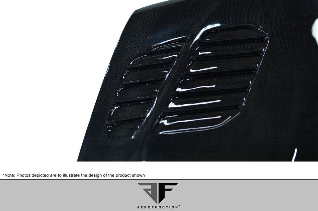 2002-2005 BMW 3 Series Aero Function AF-2 Carbon Fiber Hood - Image 5