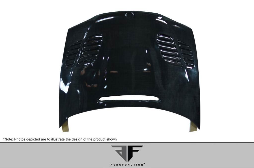 2002-2005 BMW 3 Series Aero Function AF-2 Carbon Fiber Hood - Image 7