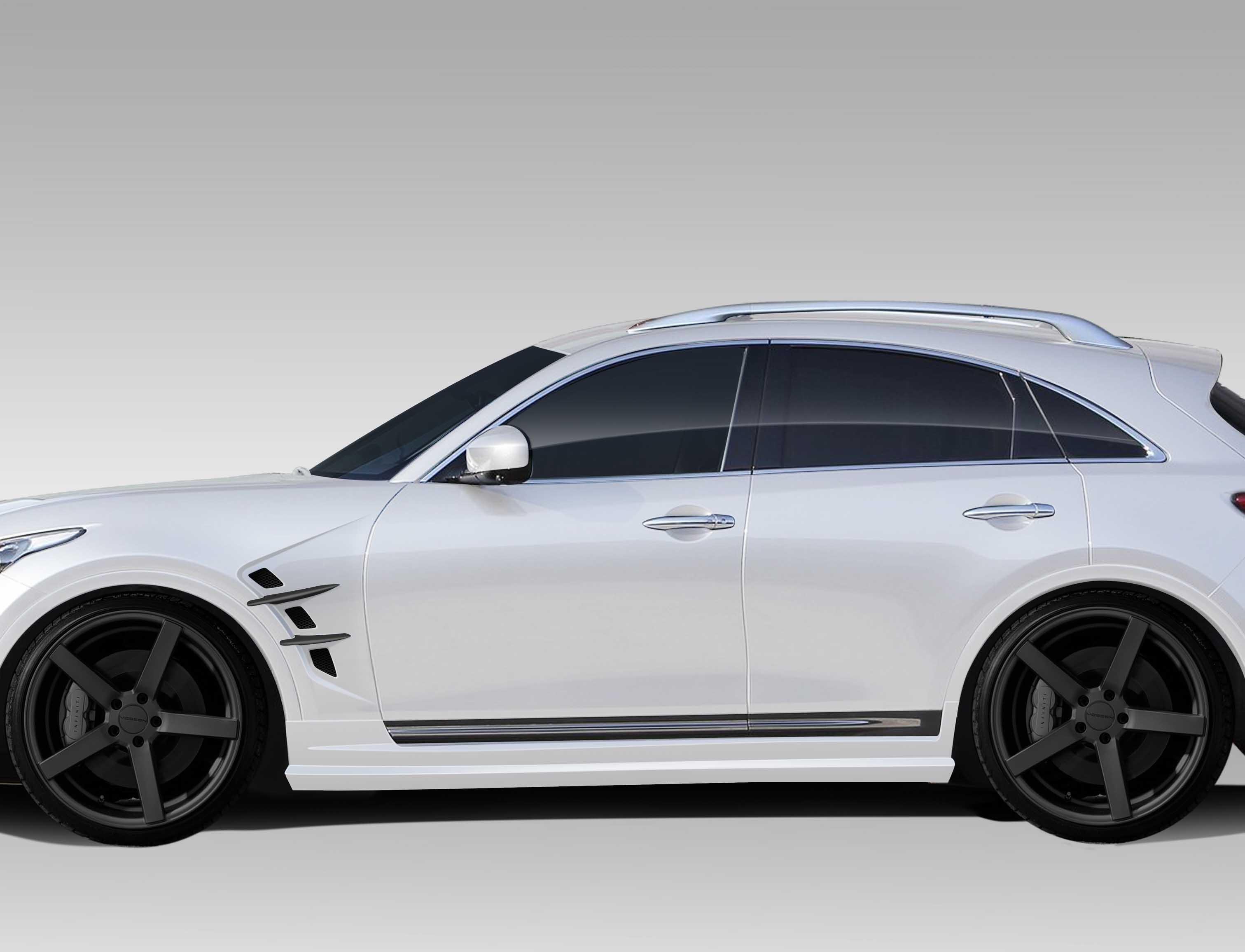 2009-2017 Infiniti FX Duraflex CT-R Side Skirts - Image 1