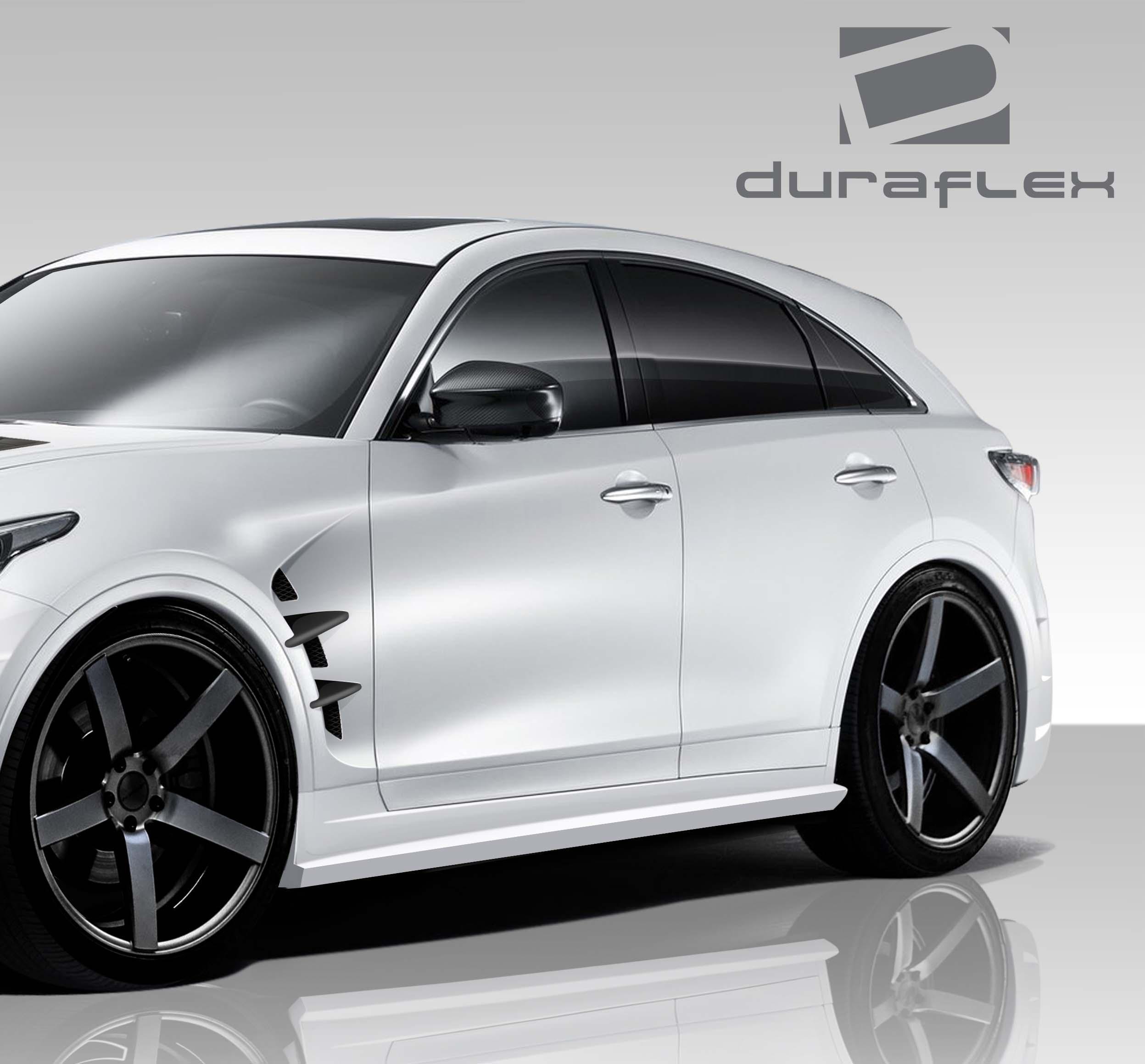 2009-2017 Infiniti FX Duraflex CT-R Side Skirts - Image 2