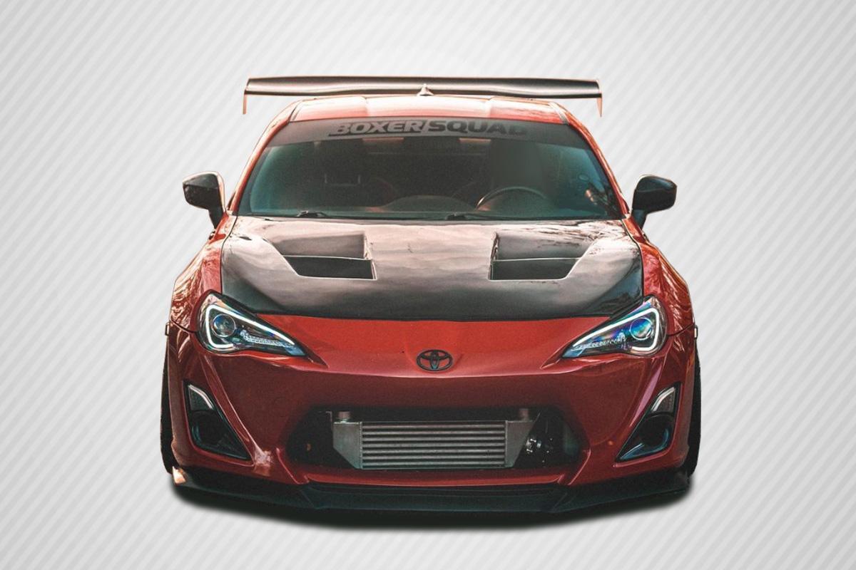 2013-2020 Scion FRS Carbon Creations 86-R Carbon Fiber Hood - Image 1