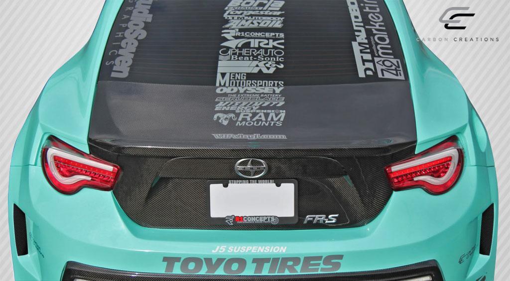 2013-2020 Scion FRS Carbon Creations 86-R Carbon Fiber Trunk - Image 3