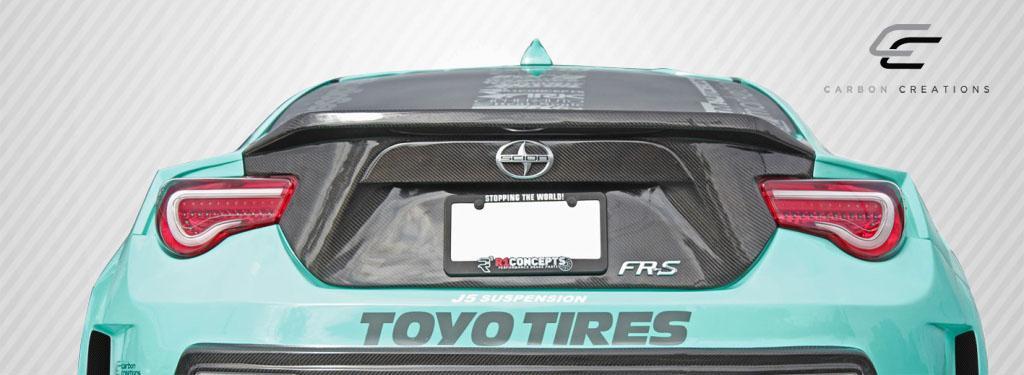 2013-2020 Scion FRS Carbon Creations 86-R Carbon Fiber Trunk - Image 4
