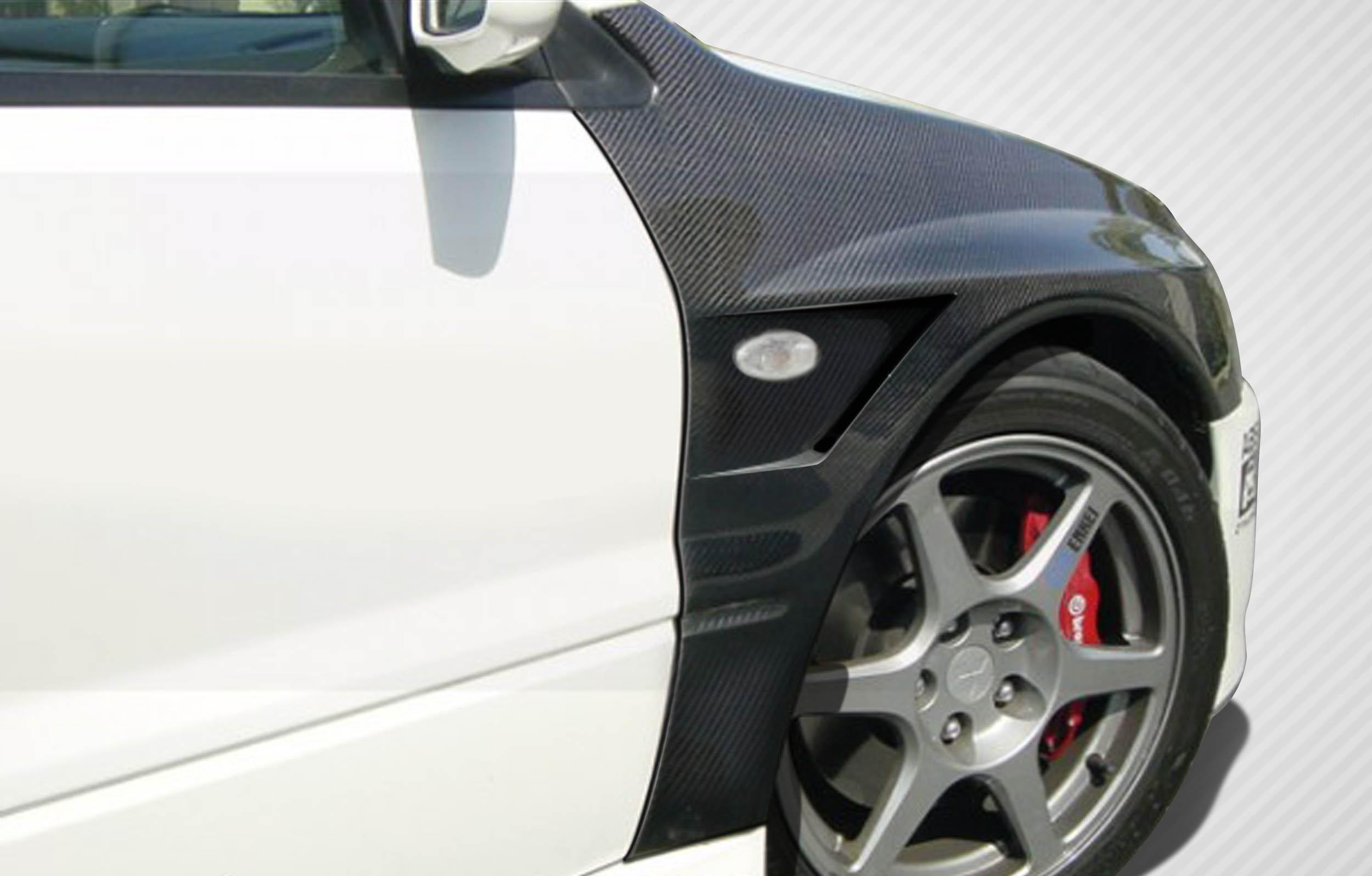 2003-2006 Mitsubishi Evolution Carbon Creations OEM Look Carbon Fiber Fender - Image 1