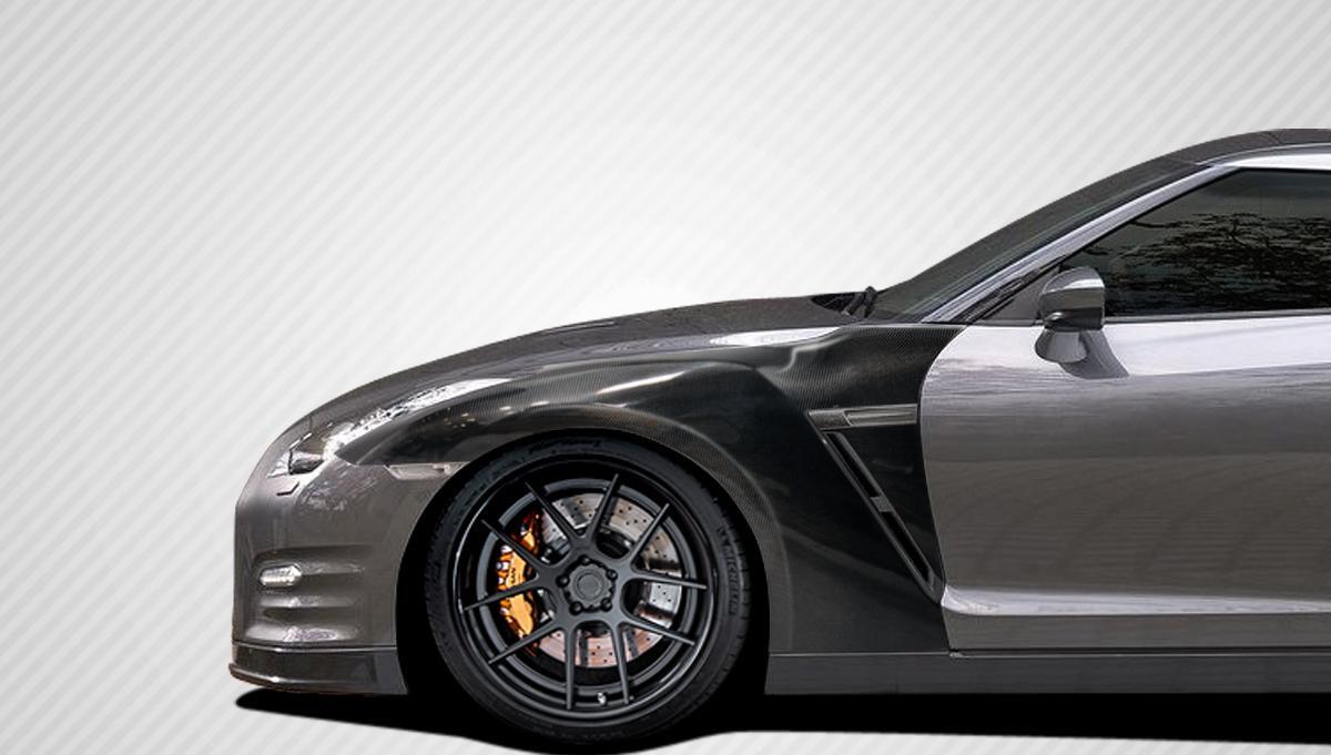 2009-2021 Nissan GTR Carbon Creations OEM Look Carbon Fiber Fender - Image 1