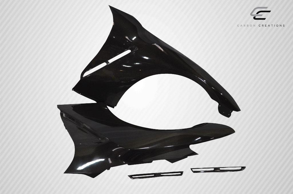 2009-2021 Nissan GTR Carbon Creations OEM Look Carbon Fiber Fender - Image 3