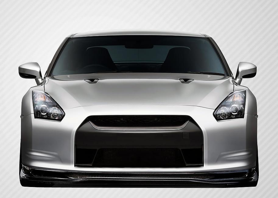 2009-2011 Nissan GTR Carbon Creations Eros Version 5 Carbon Fiber Front Lip - Image 1