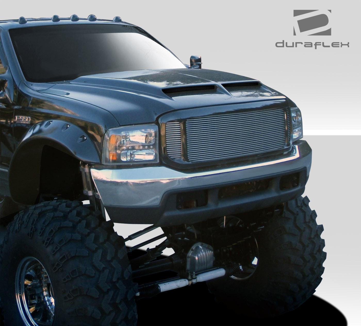 1999-2007 Ford Super Duty Duraflex CVX Hood - Image 2