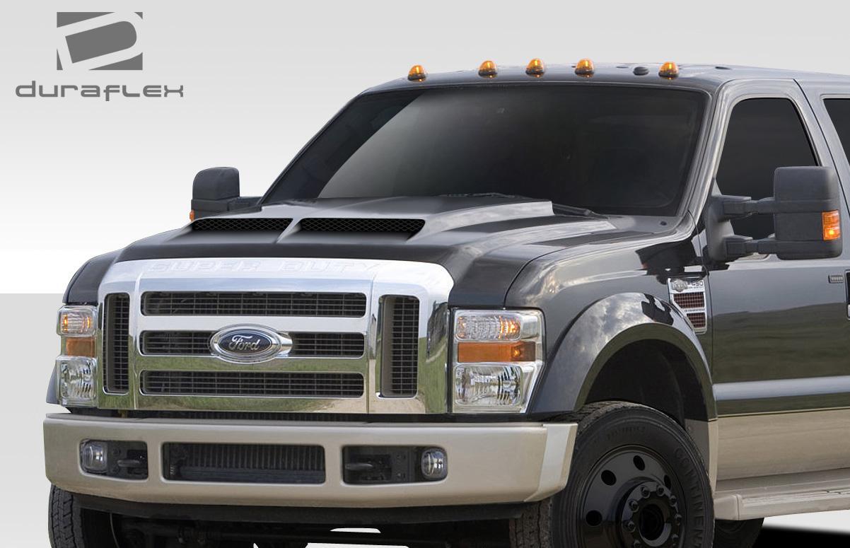2008-2010 Ford Super Duty Duraflex CVX Hood - Image 2