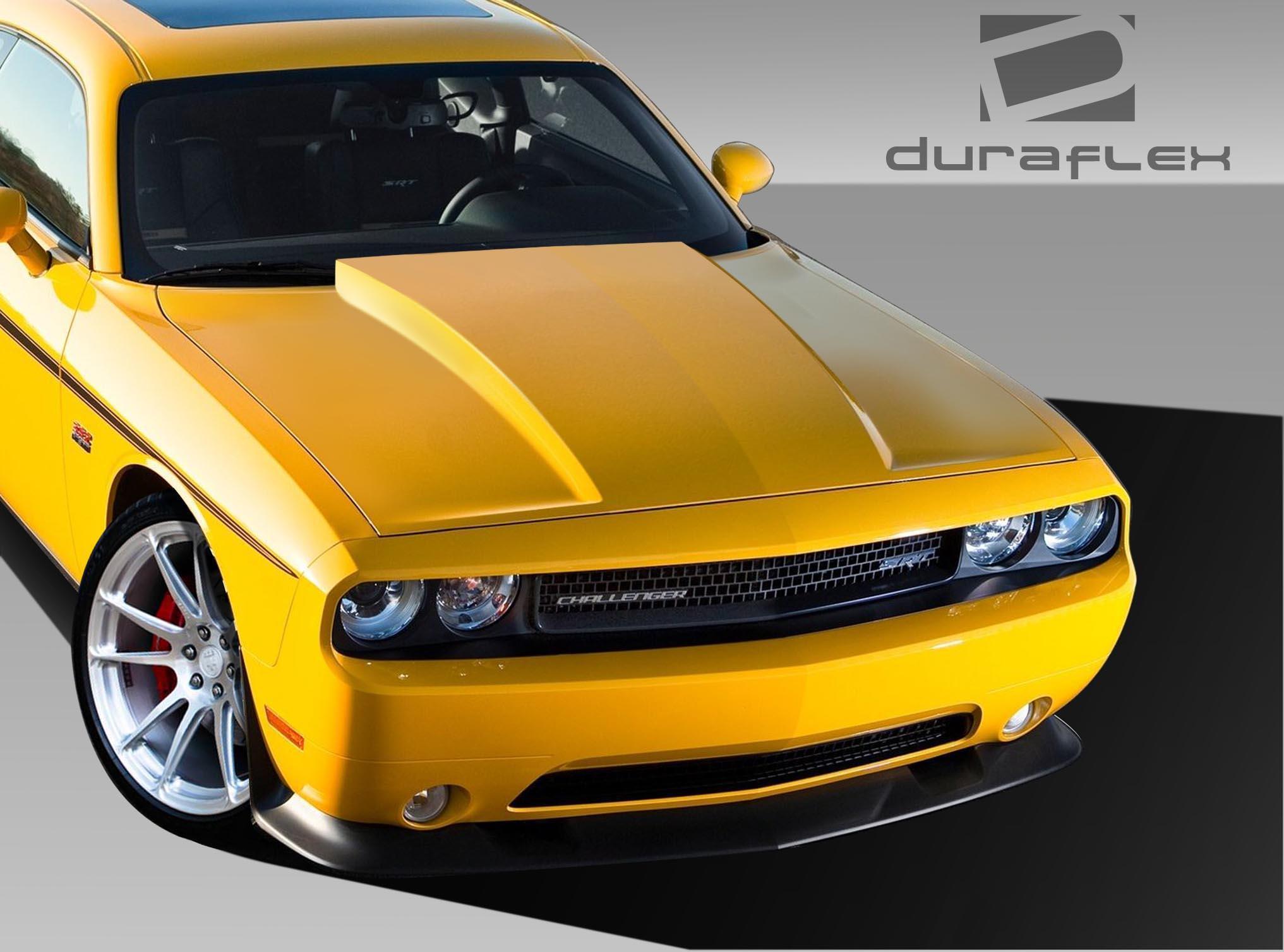2008-2023 Dodge Challenger Duraflex Cowl Hood - Image 2