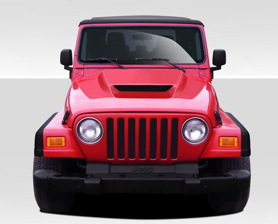 1997-2006 Jeep Wrangler Duraflex CVX Hood - Image 1