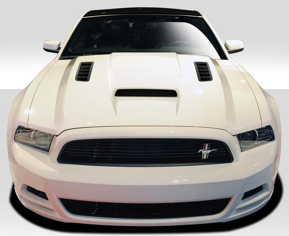 2013-2014 Ford Mustang Duraflex CVX Hood - Image 1