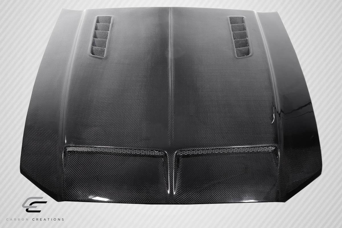 2013-2014 Ford Mustang Carbon Creations GT500 Carbon Fiber Hood - Image 3