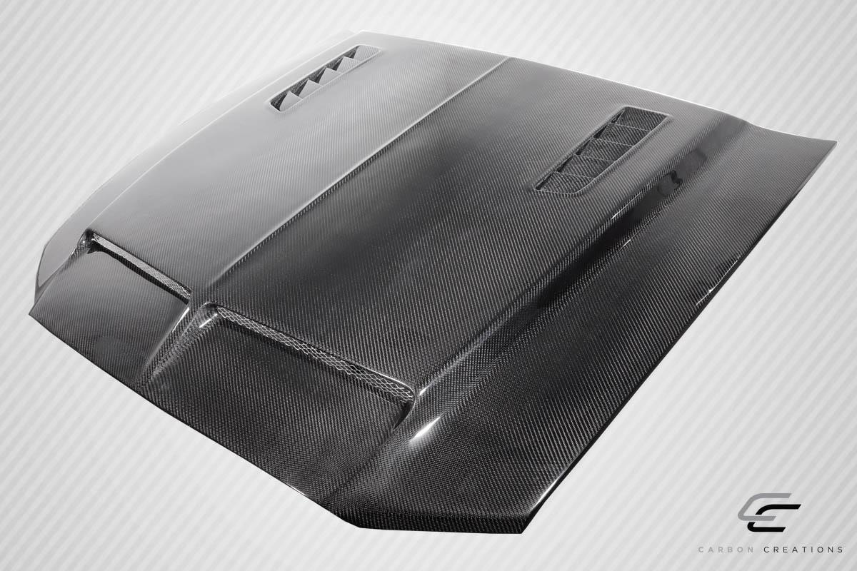 2013-2014 Ford Mustang Carbon Creations GT500 Carbon Fiber Hood - Image 4