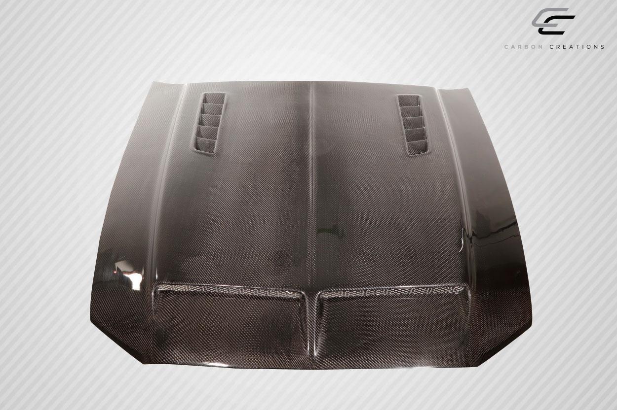 2013-2014 Ford Mustang Carbon Creations GT500 Carbon Fiber Hood - Image 6