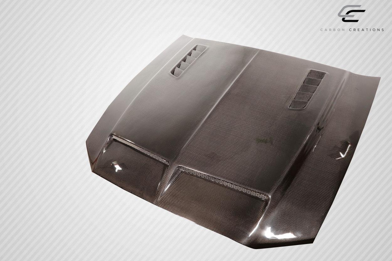 2013-2014 Ford Mustang Carbon Creations GT500 Carbon Fiber Hood - Image 7