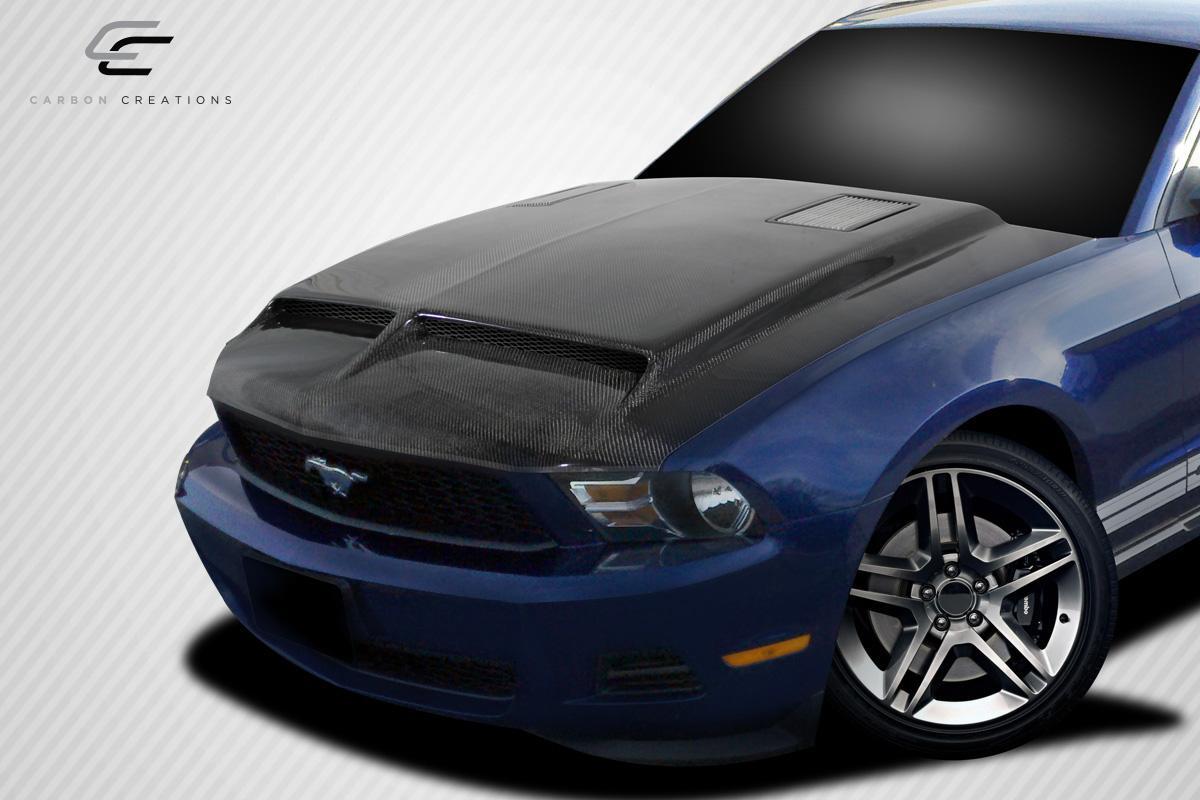2010-2012 Ford Mustang Carbon Creations GT500 Carbon Fiber Hood - Image 2