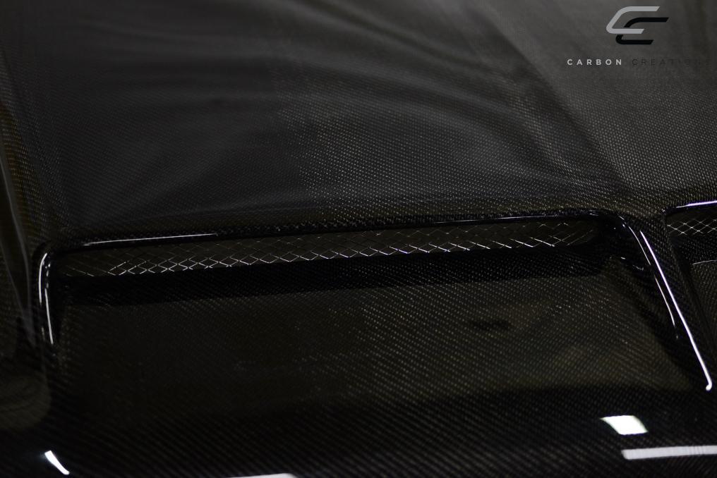 2010-2012 Ford Mustang Carbon Creations GT500 Carbon Fiber Hood - Image 7