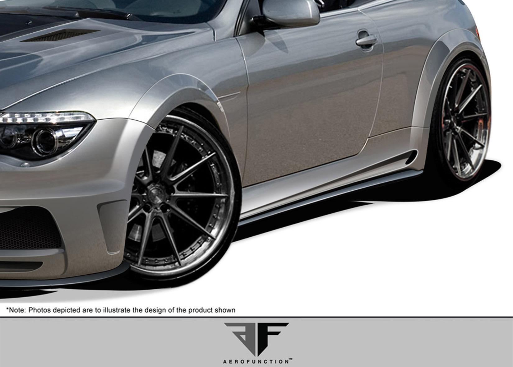 2004-2010 BMW 6 Series Aero Function AF-2 Side Skirts - Image 2