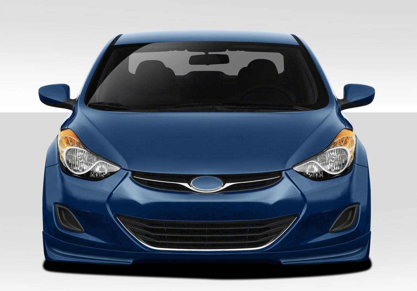 2011-2013 Hyundai Elantra Duraflex Racer Front Lip - Image 1