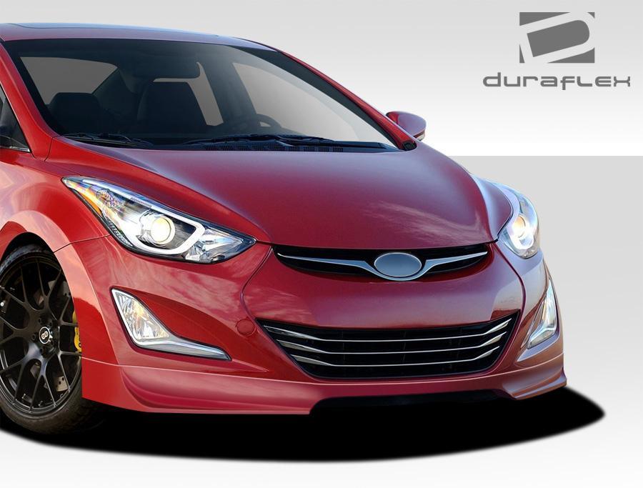 2011-2013 Hyundai Elantra Duraflex Racer Front Lip - Image 2