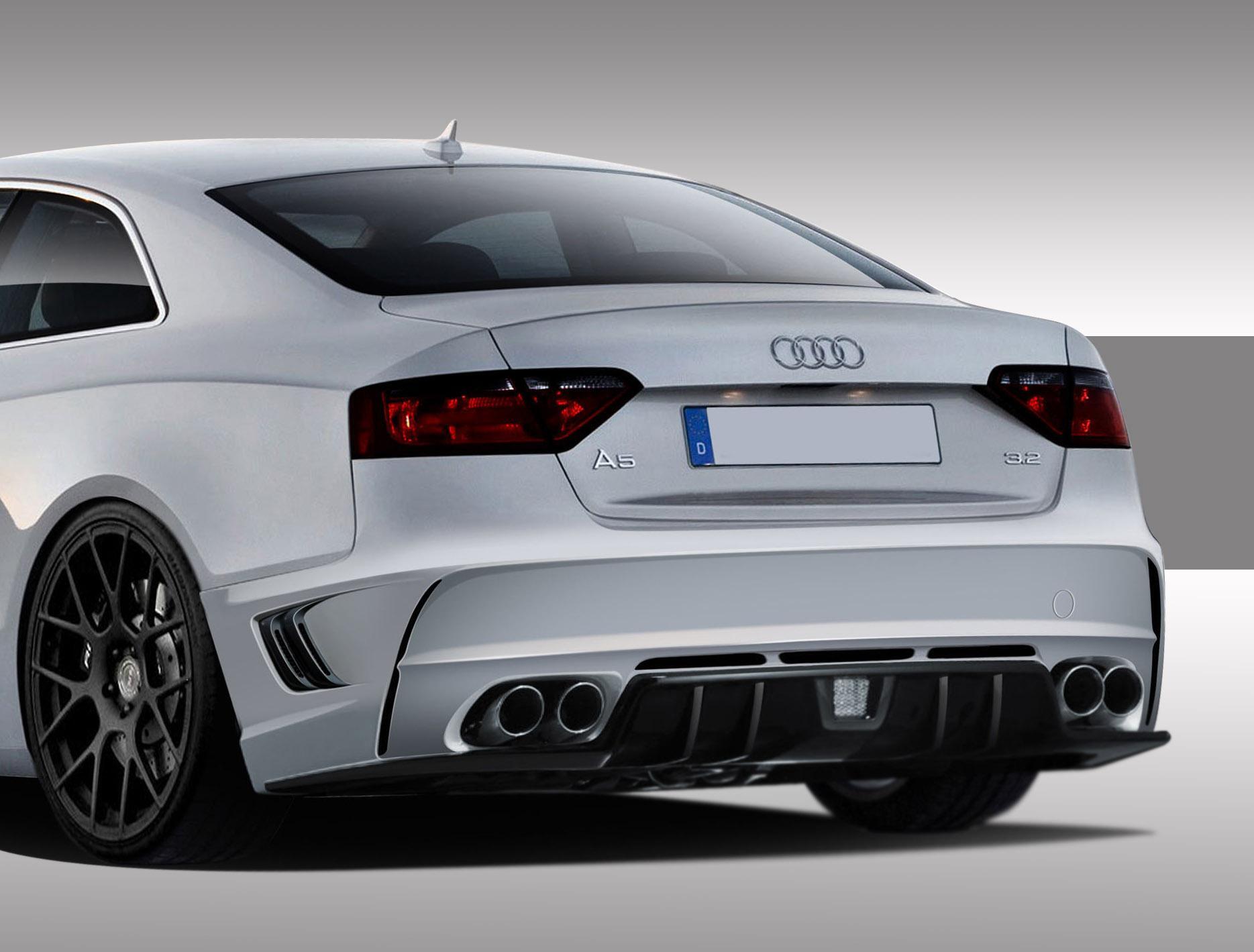 2008-2016 Audi A5 Duraflex Eros Version 1 Rear Bumper - Image 1