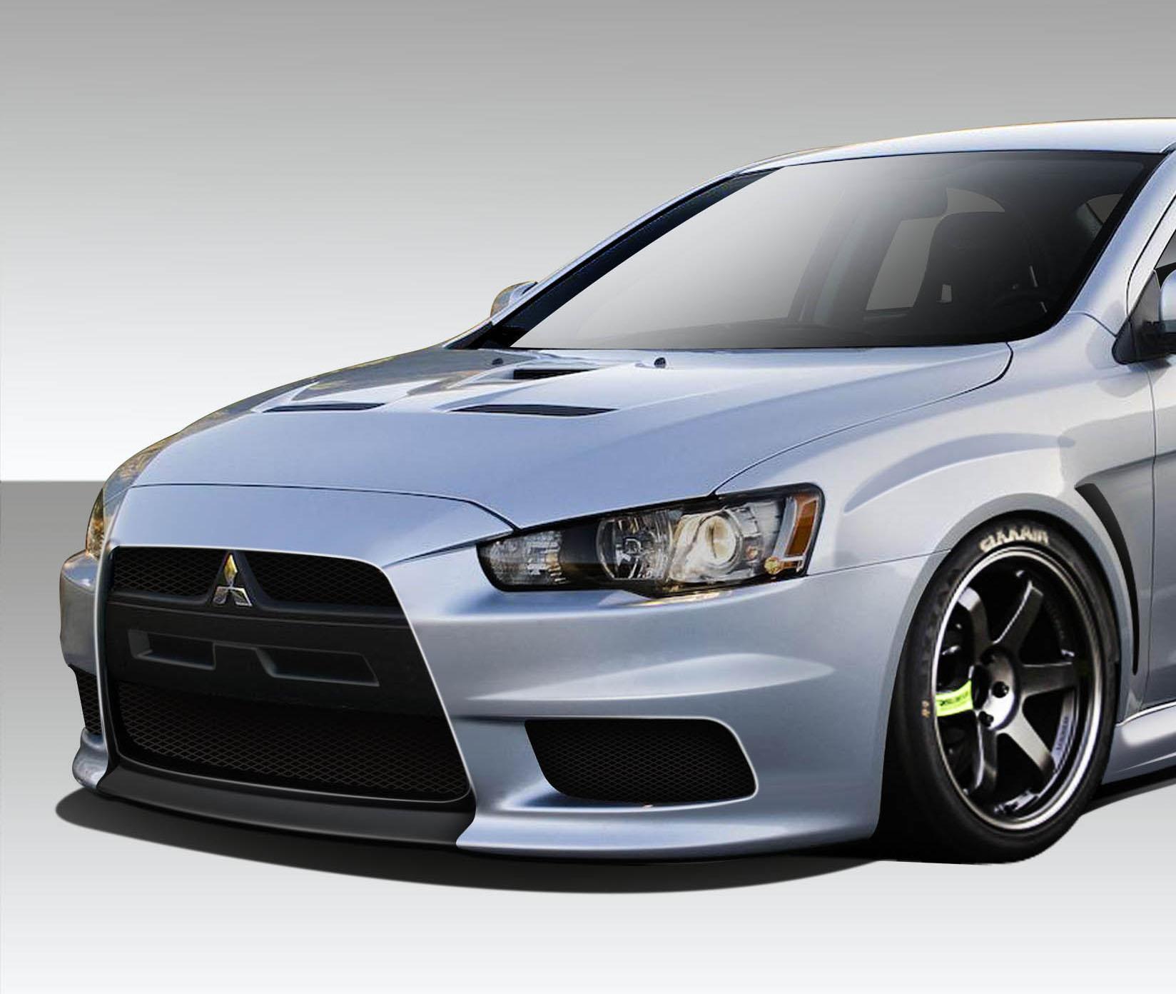 2008-2017 Mitsubishi Lancer Duraflex Evo X V3 Front Bumper - Image 1