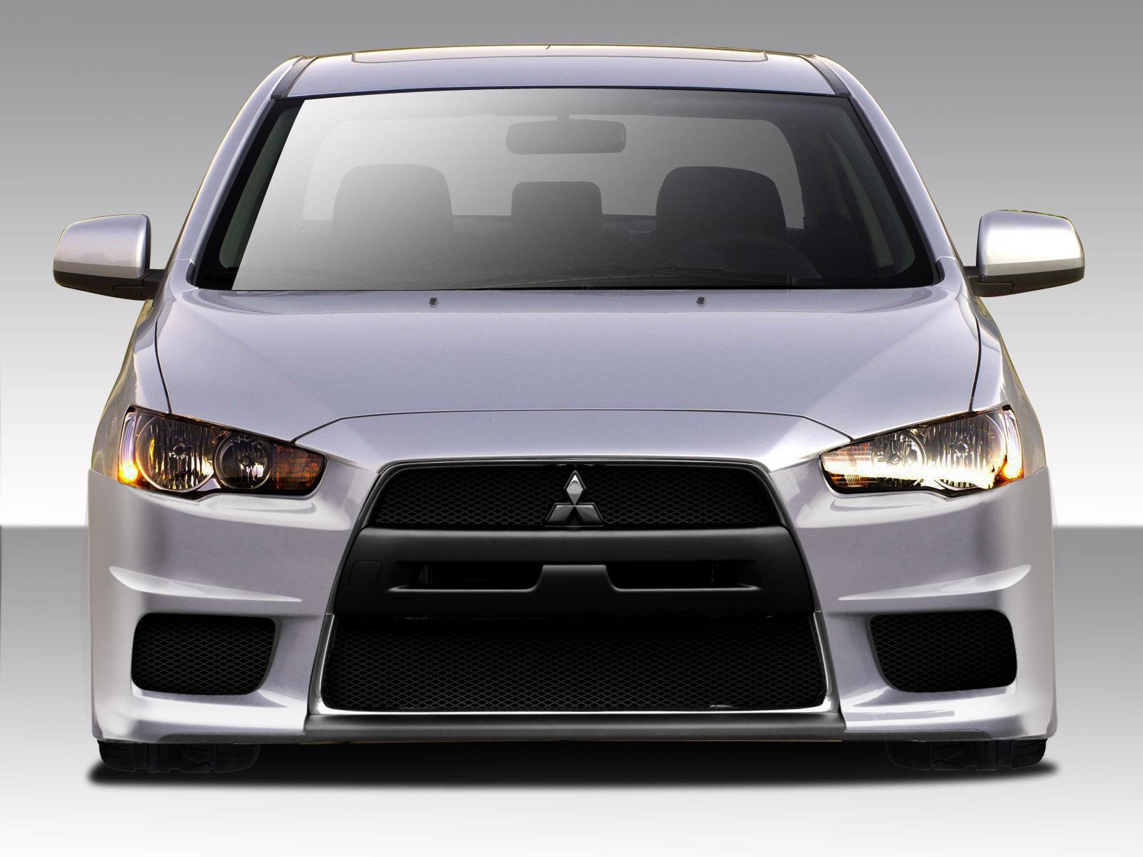 2008-2017 Mitsubishi Lancer Duraflex Evo X V3 Front Bumper - Image 2