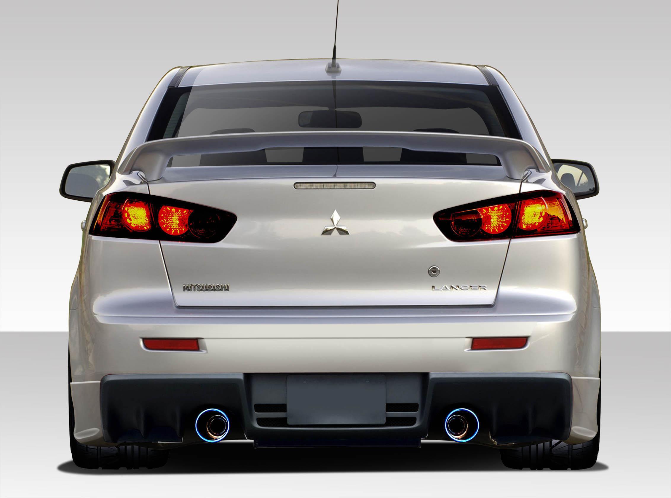 2008-2017 Mitsubishi Lancer Duraflex Evo X V3 Rear Bumper - Image 1