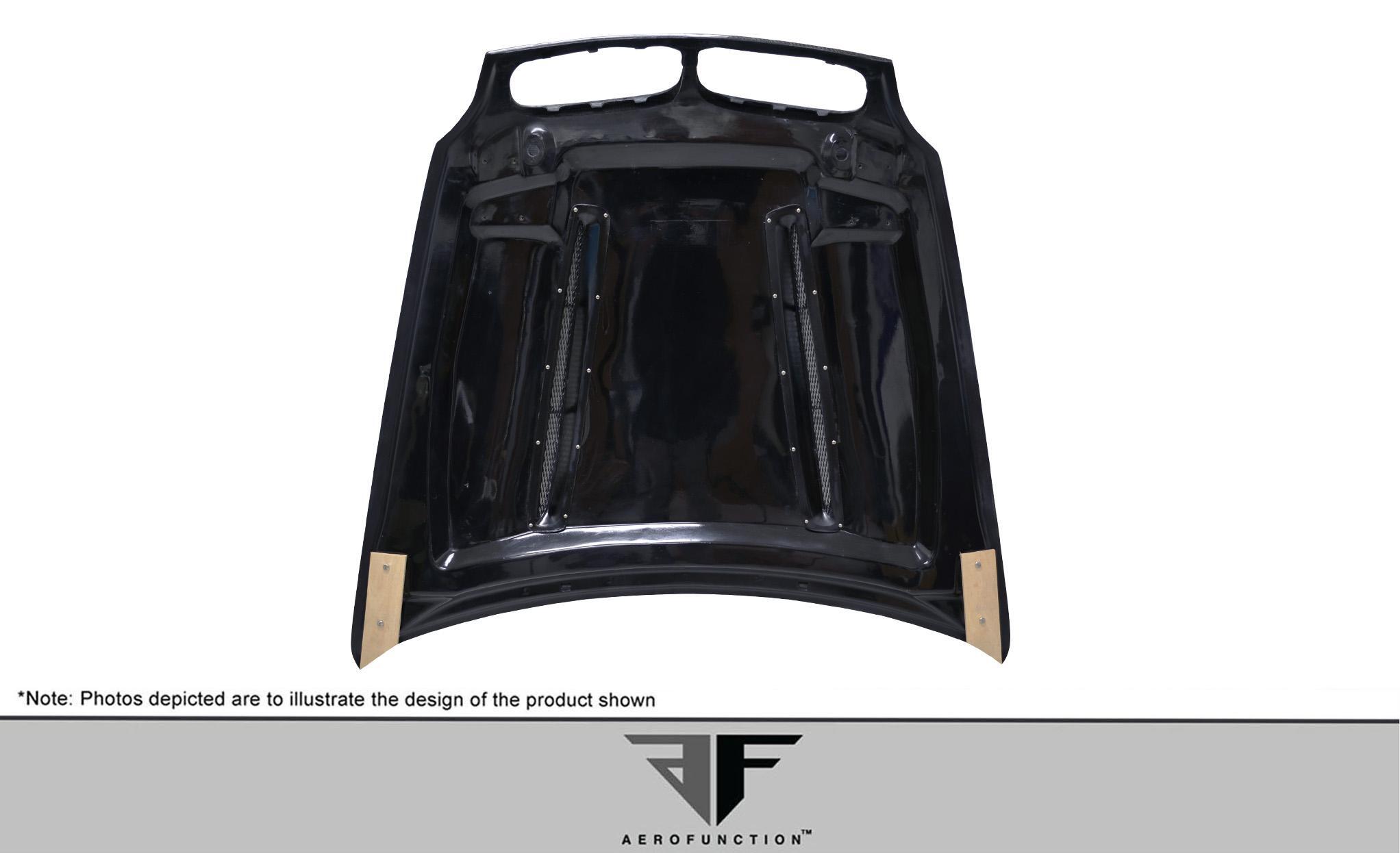 2008-2014 BMW X6 Aero Function AF-5 Carbon Fiber Hood - Image 4