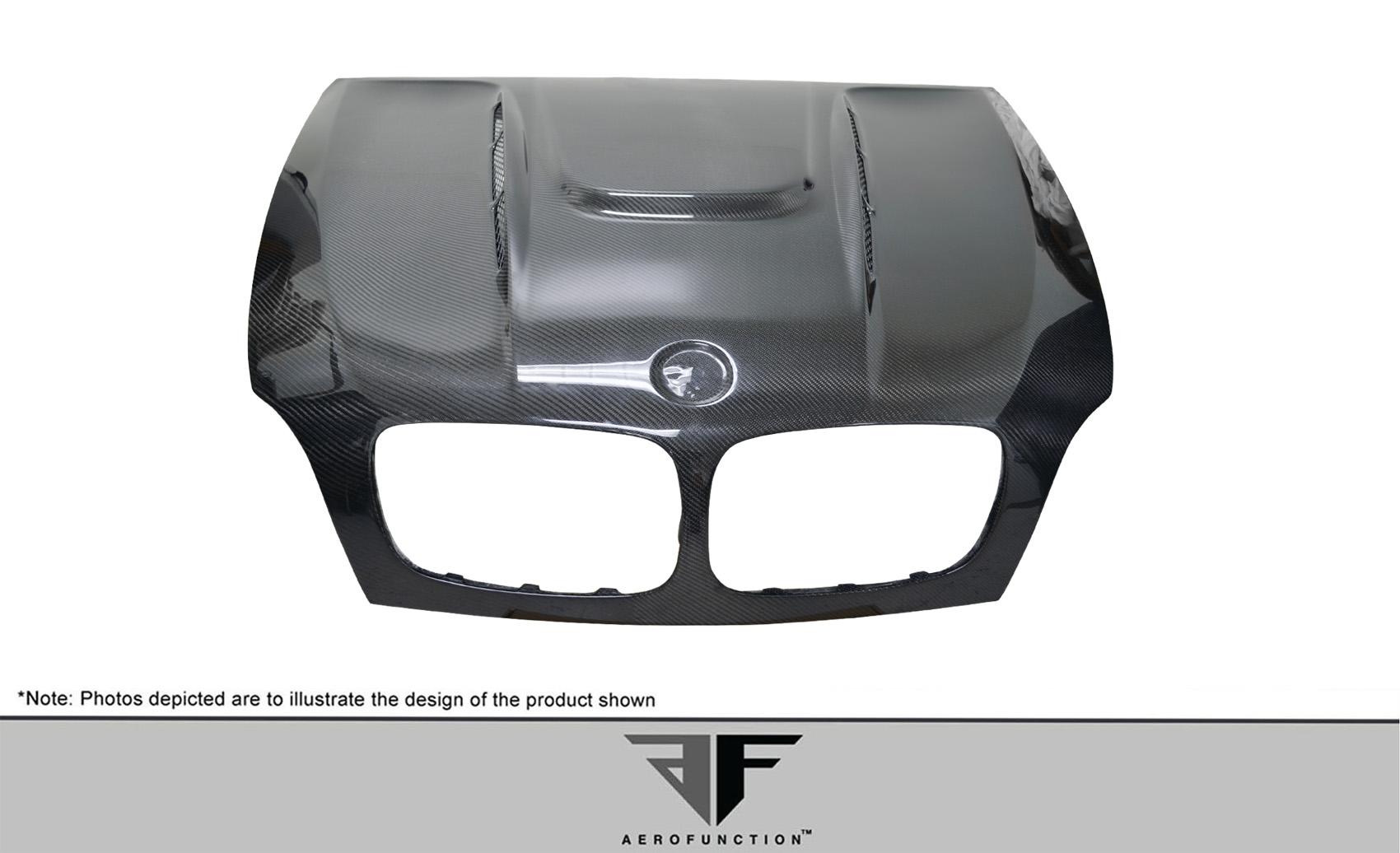 2008-2014 BMW X6 Aero Function AF-5 Carbon Fiber Hood - Image 5