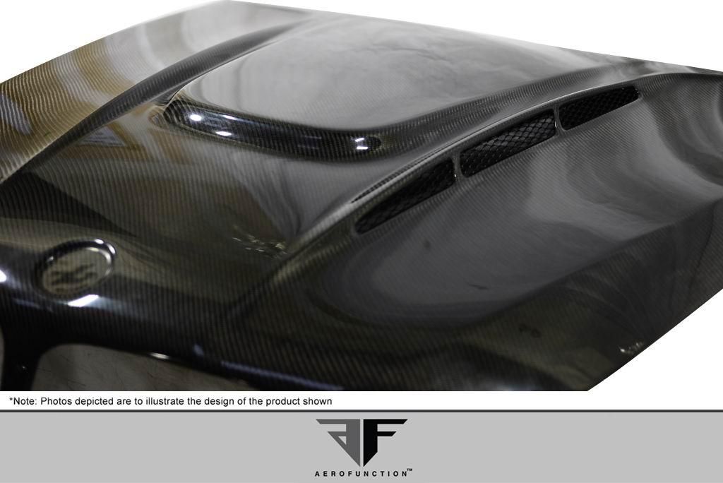 2008-2014 BMW X6 Aero Function AF-5 Carbon Fiber Hood - Image 7