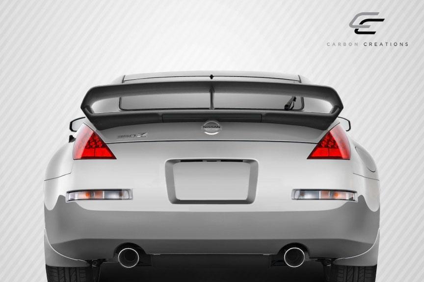 2003-2008 Nissan 350Z Carbon Creations N-3 Carbon Fiber Rear Wing - Image 2