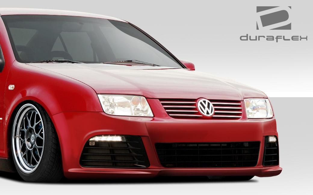 1999-2004 Volkswagen Jetta Duraflex R Look Front Bumper - Image 2