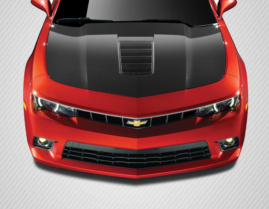 2010-2015 Chevrolet Camaro Carbon Creations Z28 Look Carbon Fiber Hood - Image 1