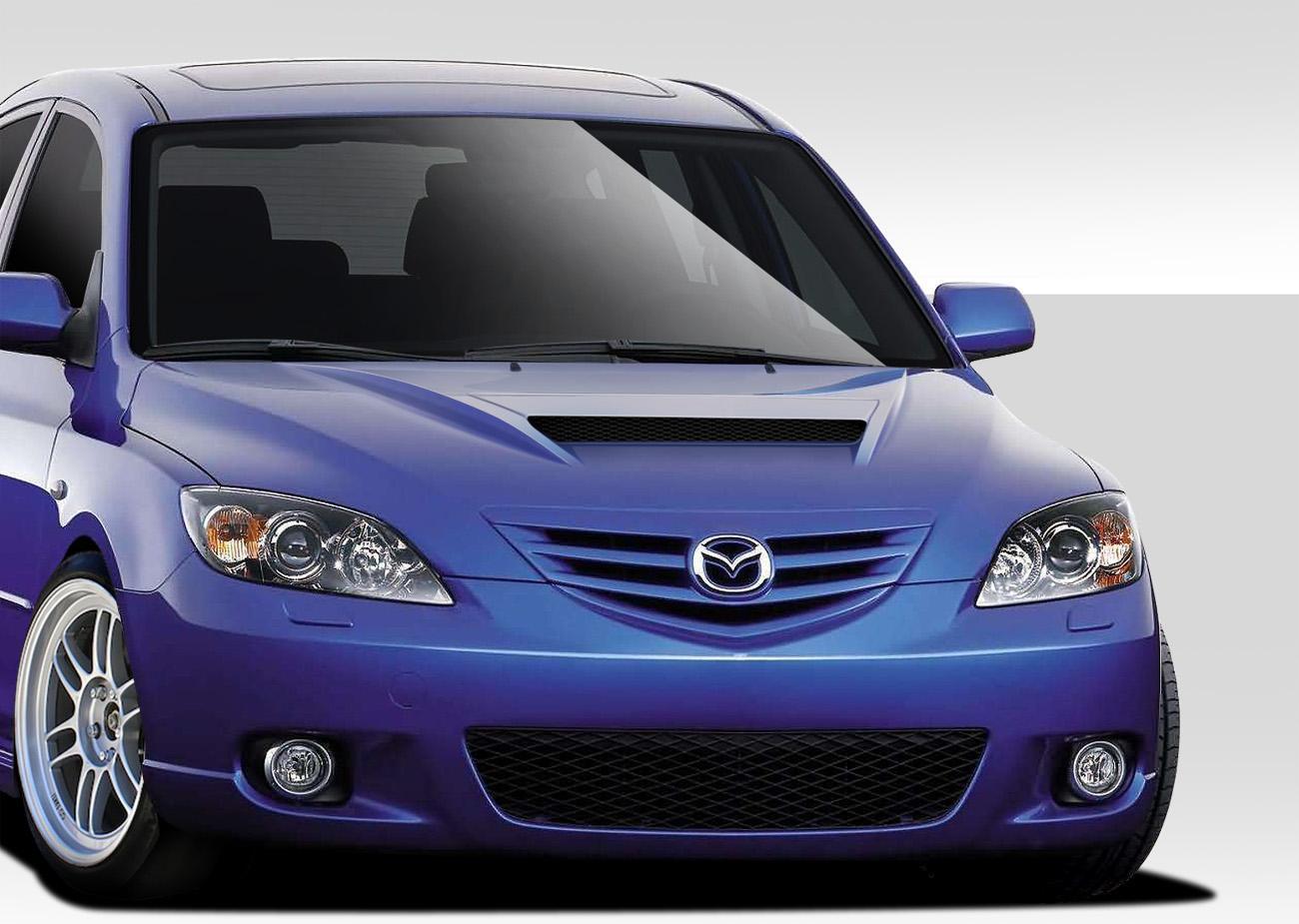 2004-2009 Mazda 3 Duraflex M-Speed Hood - Image 1