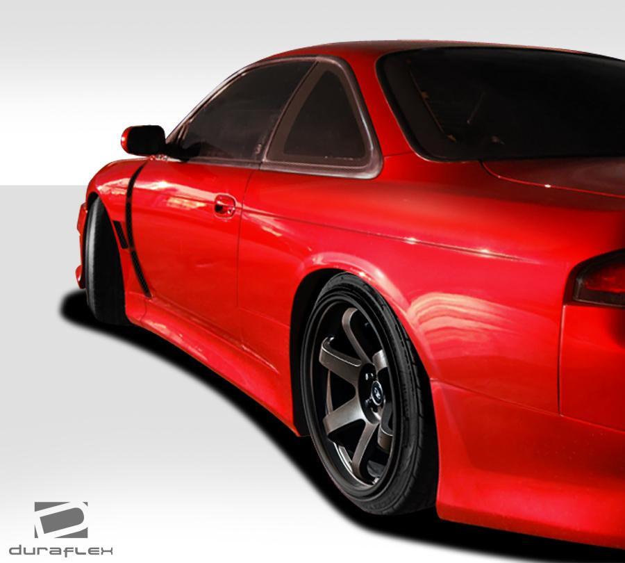 1995-1998 Nissan 240SX Duraflex V-Speed Side Skirts - Image 2