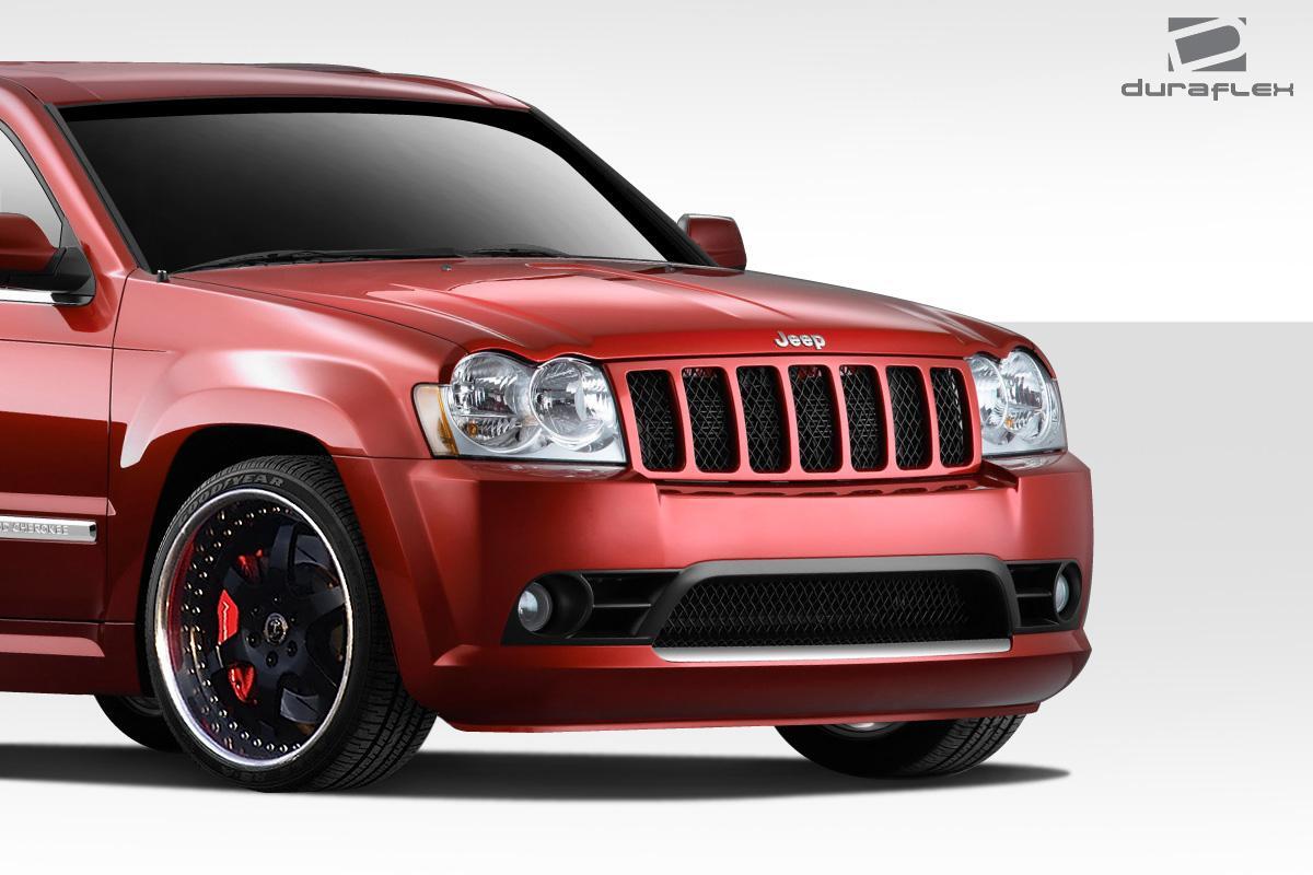 2005-2007 Jeep Grand Cherokee Duraflex SRT Look Front Bumper - Image 2