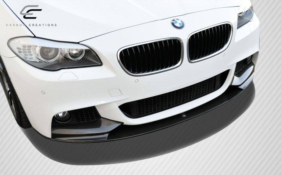 2011-2016 BMW 5 Series Carbon Creations M Performance Look Carbon Fiber Front Lip - Image 2