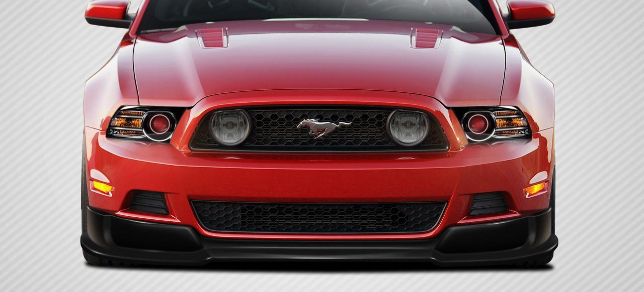 2013-2014 Ford Mustang Carbon Creations R500 Carbon Fiber Front Lip - Image 1