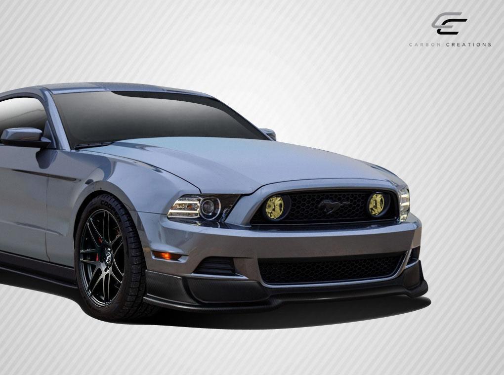2013-2014 Ford Mustang Carbon Creations R500 Carbon Fiber Front Lip - Image 2