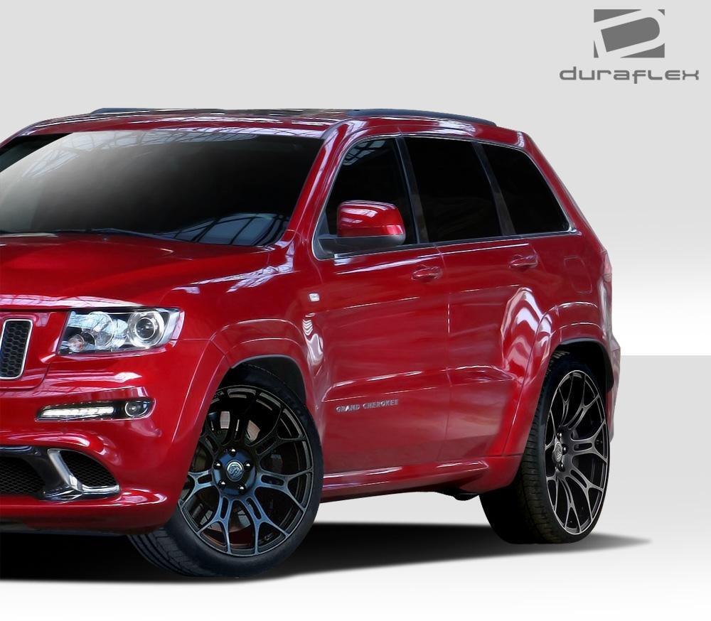 2011-2015 Jeep Grand Cherokee Duraflex SRT Look Side Skirts - Image 2