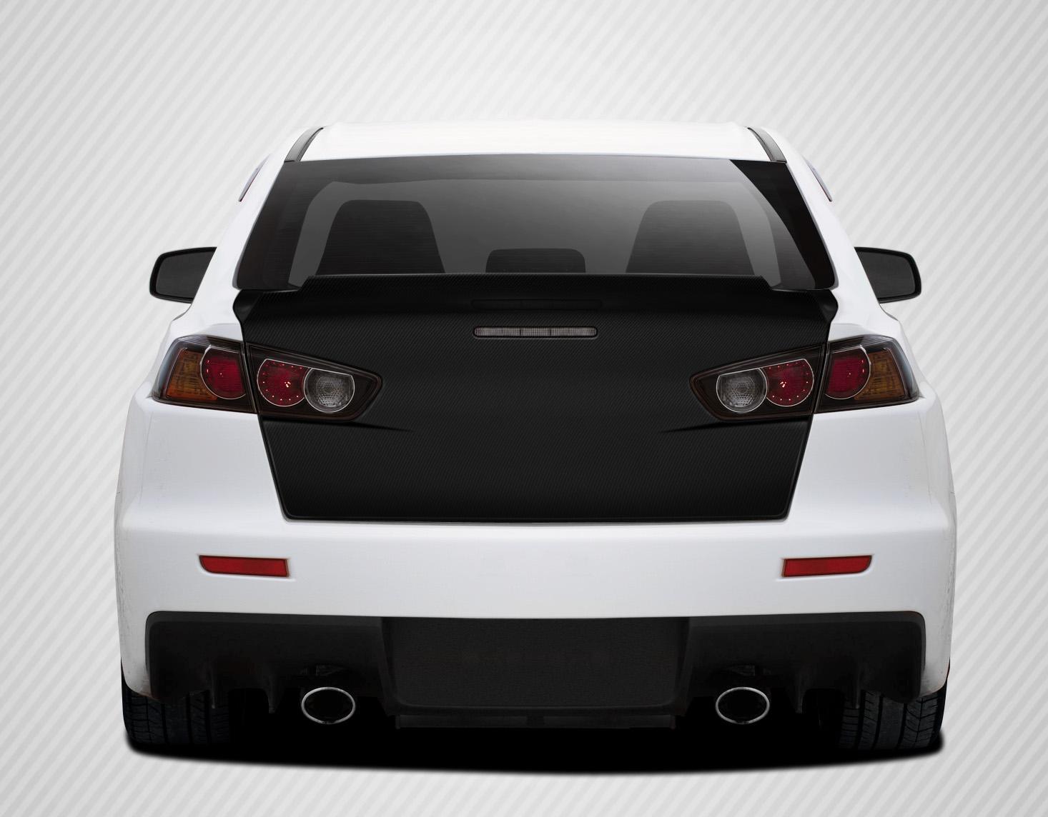 2008-2017 Mitsubishi Lancer Carbon Creations GT Concept Carbon Fiber Trunk - Image 1