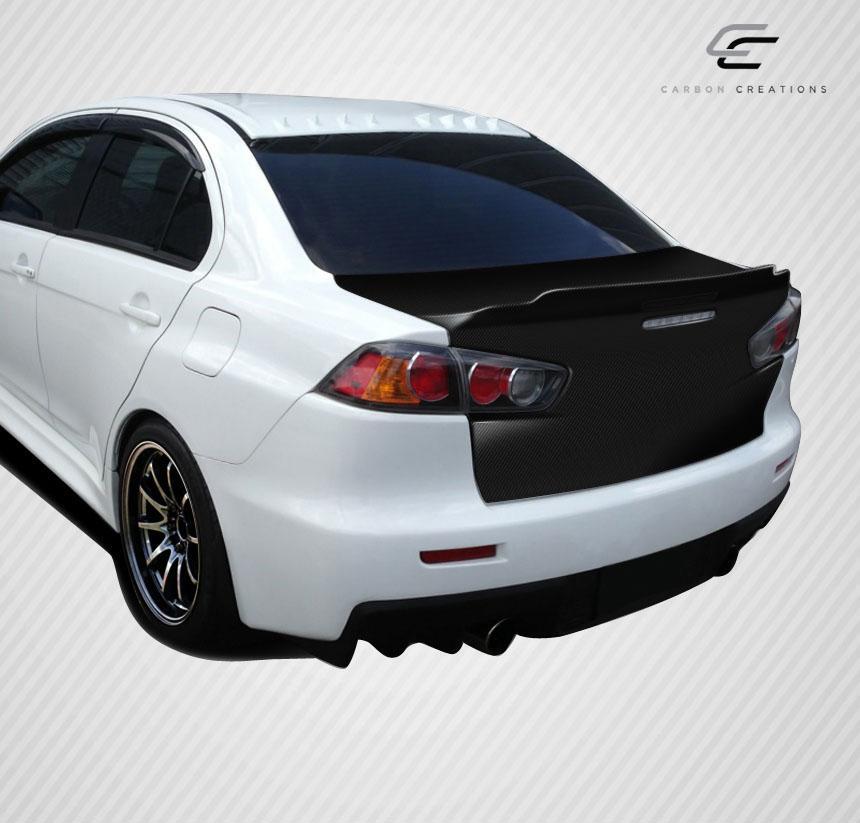 2008-2017 Mitsubishi Lancer Carbon Creations GT Concept Carbon Fiber Trunk - Image 2